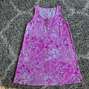 Lilly Pulitzer Pink and White Floral Dress